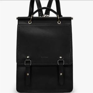 ECOSUSI Vegan Leather Backpack Women Vintage Laptop Bookbag for 14 inches Laptop